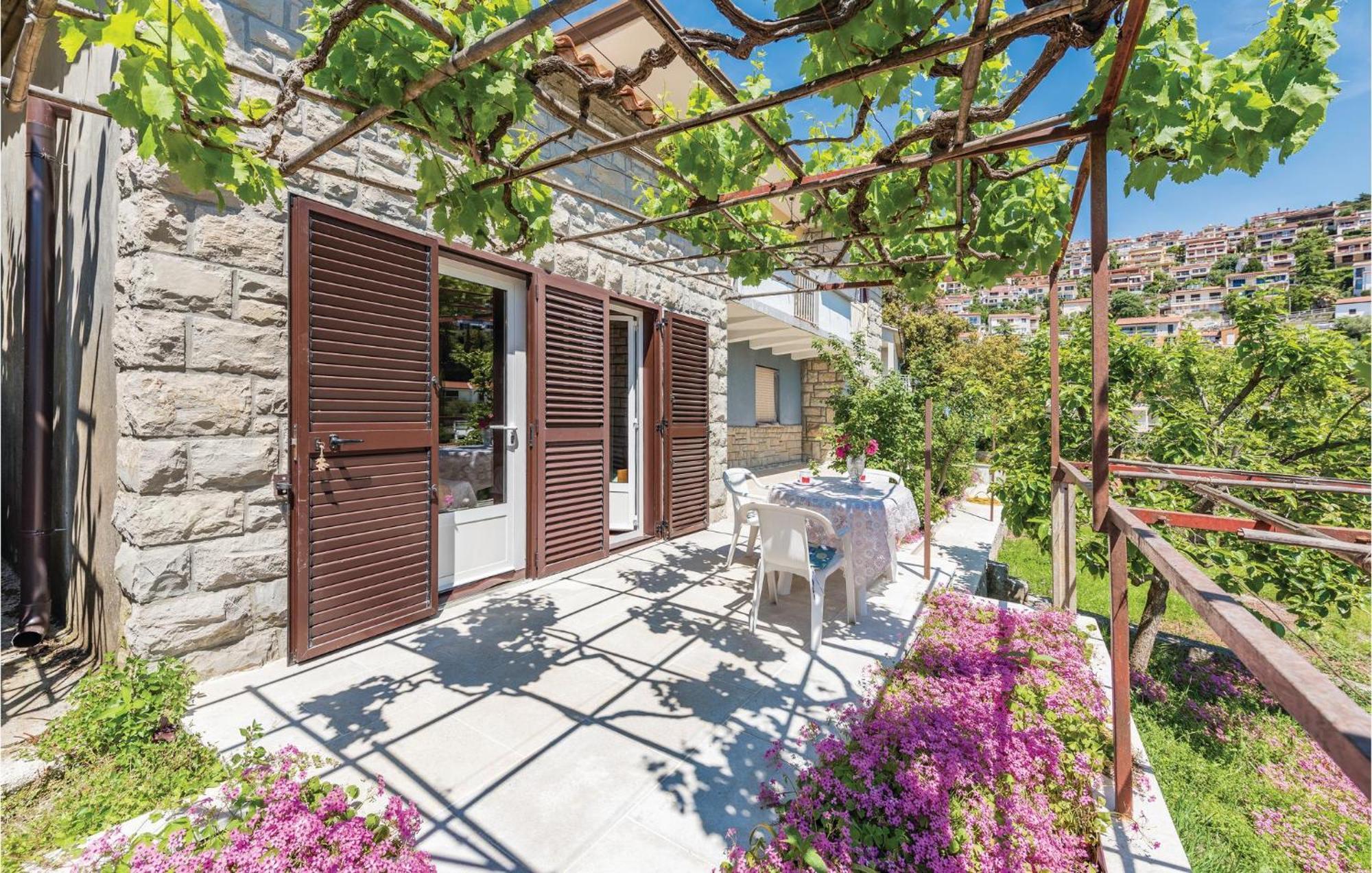 Cozy Apartment In Rabac With Kitchen Exterior photo